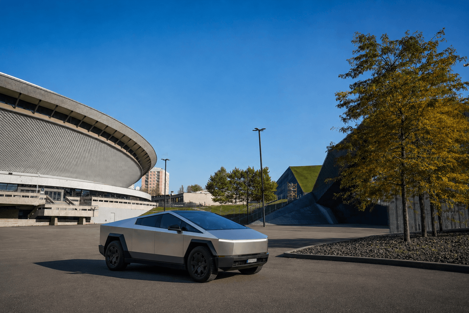 Tesla Cybertruck in Katowice