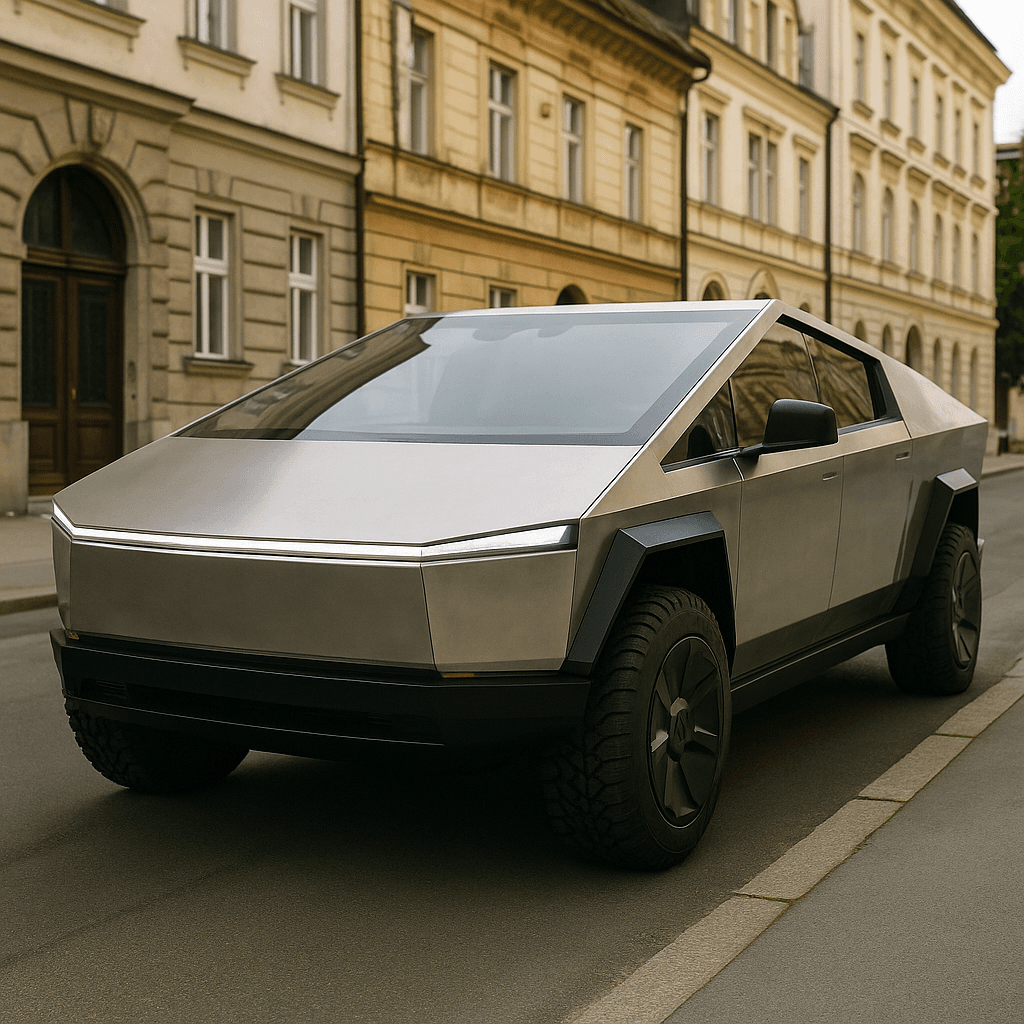 Mohu řídit Tesla Cybertruck v České republice? Odpovídáme na nejčastější dotazy