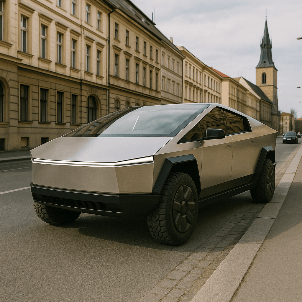 Mohu řídit Tesla Cybertruck v České republice? Odpovídáme na nejčastější dotazy