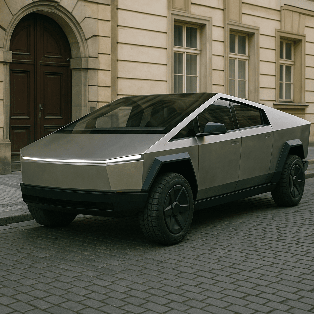 Mohu řídit Tesla Cybertruck v České republice?